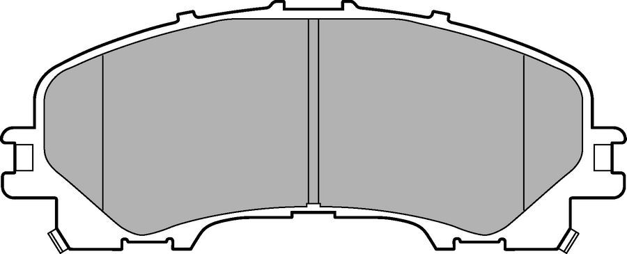 ÖN FREN BALATASI RENAULT KOLEOS II 16 NISSAN X-TRAIL III 16 INFINITI QX50 13-DELPHI LP3183-D10604CC0A-410608710R-D10604GA5A