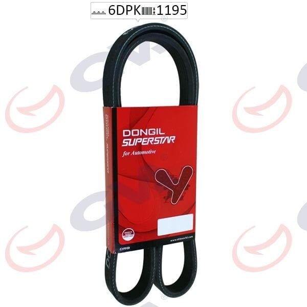 KANALLI KAYIŞ ÇİFT KANALLI PAS YM BORA GOLF IV-POLO 68381D-DONGIL 6DPK1195-06A260849B-06A260849C-06A260849E