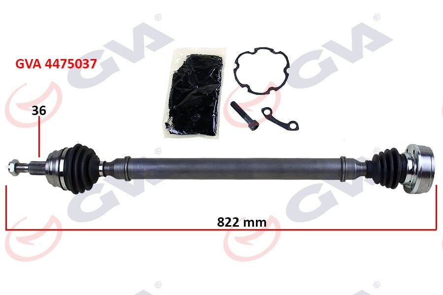 KOMPLE AKS SAĞ GOLF IV-BORA-LEON 97-05 1.4-1.6 822mm 1J0407272BL-GVA 4475037-1J0407272AP-1J0407272BM-1J0407452BX