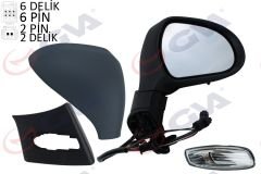 DIŞ DİKİZ AYNASI SAĞ 308 07 ELEKTRİKLİ ISITMALI SİNYALLİ ASTARLI KONVENKS VM-6308EHPL-GVA-8153.NC-8152F0-8151LW