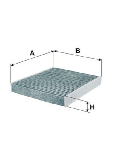 POLEN FİLTRESİ POLO 1.2-1.4-1.6 2010 SEAT IBIZA V 1.6 2011 FABIA 10 KARBONLU-SARDES SCA3095.1-6R0819653
