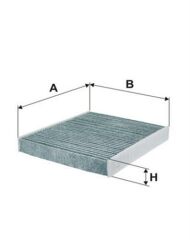 POLEN FİLTRESİ POLO 1.2-1.4-1.6 2010 SEAT IBIZA V 1.6 2011 FABIA 10 KARBONLU-SARDES SCA3095.1-6R0819653