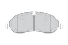 ON FREN BALATASI TRANSIT V363 14-FERODO FVR4661-BK312K021AE-BK312K021AD