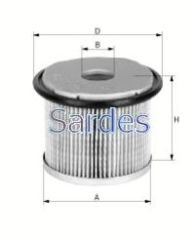 YAKIT FİLTRESİ CLIO II-KNG-LGN I-MGN I-SCENIC I-II -TRAFIC 1.9DTİ-SARDES SF165-7701206119-7700113233