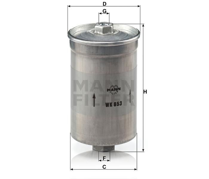 YAKIT FİLTRESİ VOLVO 240 740 760 780 940 960 S90 SAAB 9.3 9.5 BENTLEY FERRARI ROLLS-ROYCE-MANN WK853-31262352-8978561-UE74370-4163853