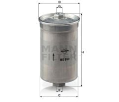 YAKIT FİLTRESİ VOLVO 240 740 760 780 940 960 S90 SAAB 9.3 9.5 BENTLEY FERRARI ROLLS-ROYCE-MANN WK853-31262352-8978561-UE74370-4163853