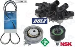 DEVİRDAİMLİ EKSANTRİK GERGİ KİTİ POLO-GOLF7-PASSAT-A3-LEON 1.2 TSI-1.4 TSI 13 4 ÇIKIŞLI CJZA-CJZB- CYVA-CYVB-CMBA-GVA 59WPK7512-2-04C109244D-04E109479A-04E198119