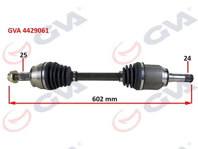 KOMPLE AKS SOL MİLLİ AKS LALE Lİ DOBLO 1.3 MJT 10 602mm-GVA 4429061-51810626