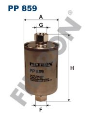YAKIT FİLTRESİ ROVER ROVER 200 220 2.0 GTİ 136HP 01/93-06/99-FILTRON PP859-WJN101520EVA