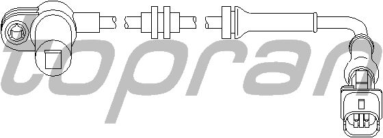 ABS TEKERLEK HIZ SENSÖRÜ CORSA C-MERIVA-TIGRA 1.4-1.8-2.0 16V-TOPRAN 207450001-1238236-9115064