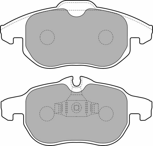 ÖN FREN BALATASI VECTRA C 08.02 SIGNUM 05.03 SAAB 9.3 02 CROMA 06.05-DELPHI LP1723-93166798-1605139-93183728-1605282