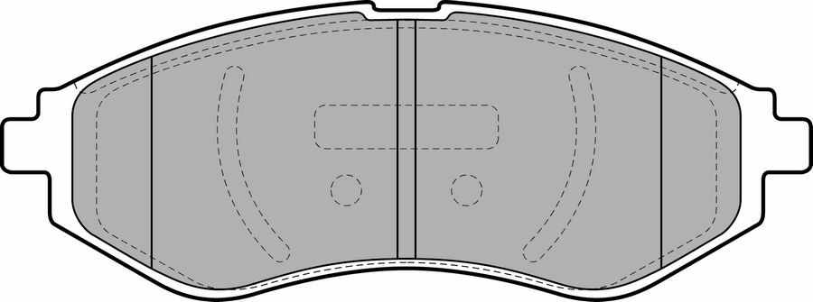 ÖN BALATA CHEVROLET KALOS 02 AVEO 05-DELPHI LP1895-94566892