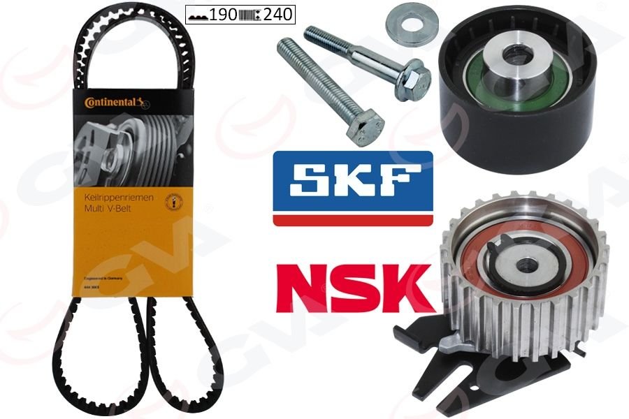 EKSANTRİK GERGİ KİTİ 190x240 BRAVA 96-01 -BRAVO 96 DOBLO 01 MAREA 99-02 -IDEA 04 1.9JTD K055500XS-GVA 59T2530C-71736726