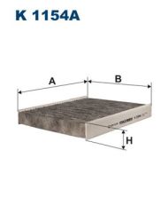 POLEN FİLTRESİ CMAX-GALAXY 1.6-1.8-2.0 TDCİ-MONDEO IV-SMAX 1.6-1.8-2.0-2.2 TDCİ-FILTRON K1154A-1315687-1452344-1494697-3M5J19G244A