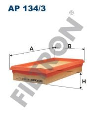 HAVA FİLTRESİ RENAULT KANGOO-KANGOO EXPRESS-RAPİD 1.9 D 55HP 97-07-FILTRON AP134.3-7701047417-8200459849