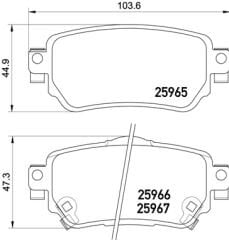 ARKA BALATA RENAULT KADJAR 15 NISSAN QASHQAI-XTRAIL 14-BLUEPRINT-440605889R-440606633R-D40604CA0A