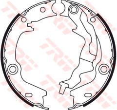 EL FREN PABUÇ BALATA ACCENT 1.4GL 1.5CRDİ 1.6GLS 05-10 KIA RIO 1.4 1.5CRDI 1.6 05 08 168x32-TRW-583501GA00