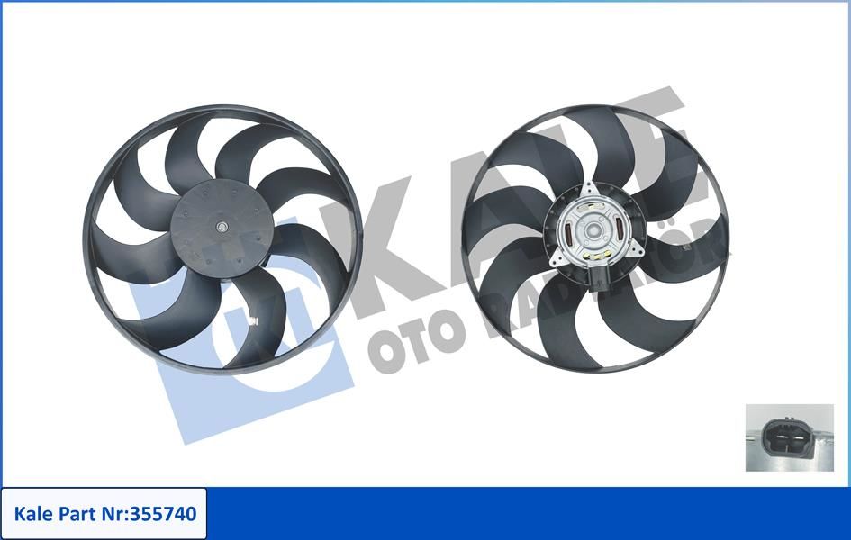 FAN MOTORU DACIA DOKKER-LODGY-RENAULT CLIO IV 1.5 DCI-KALE 355740-214816703R-214819521R