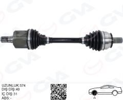 ÖN AKS KOMPLE SOL VOLVO S60 II 15 2.0 D-T6-T5 S80 II D4-T6 15 V60 I 13 V70 III 13 OTOM. SANZIMAN-GVA 4499003-36010054-50709465-31325108
