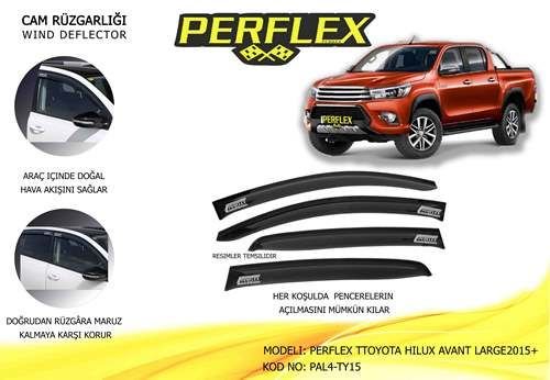 CAM RÜZGARLIĞI TOYOTA HILUX AVANT LARGE 2015 4 LÜ-PERFLEX PAL4-TY15