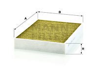 POLEN FILTRESI BMW F20 F30 F22 F32 F33 F34 F36 POLİFENOLLU-MANN FP25001-64119237555