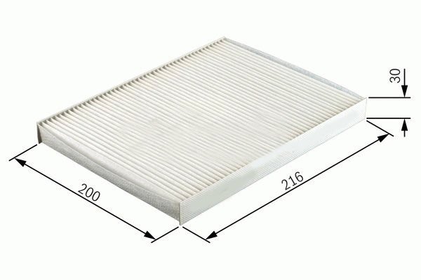 POLEN FİLTRESİ P4007-CITROEN C-CROSSER-MITSUBISHI LANCER VIII-OUTLANDER II-COLT 08 CU2141-SARDES SC838-6447.ZX-7803A004