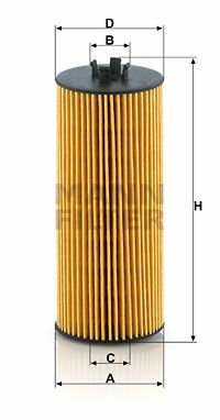 YAG FILTRESI MERCEDES M278 W176 W205 C218 W213 V167 W222 R231 C190-MANN HU6008Z-A2781800009