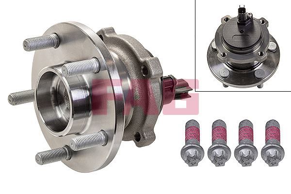 ARKA TEKER PORYASI RULMANLI FOCUS C-MAX 07 11 -FOCUS II 04 11 ABS Lİ 5 BİJON SENSOR DAHIL-FAG-7M512C299AD-1766628-30736885