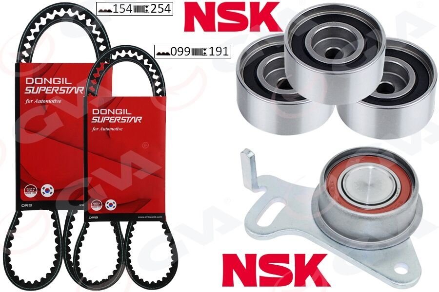 EKSANTRİK GERGİ KİTİ 154x254 MITSUBISHI L200 2.5DID 16V COLT PICK UP 2.5DID 16V 05 KÜTÜKSÜZ-GVA 59T8171-1145A019-2335742010-1145A020