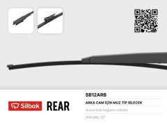 SİLECEK SÜPÜRGESİ ARKA MUZ TİPİ 300MM MERCEDES-BENZ GLA-CLASS 11/13-SILBAK