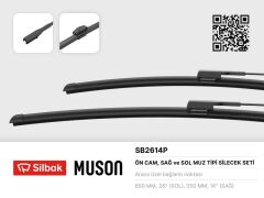 SİLECEK SÜPÜRGESİ 650/350MM MUZ TİPİ CAPTUR 16-SILBAK SB2614P