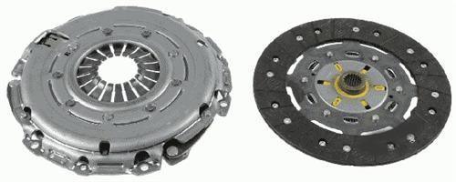 DEBRİYAJ SETİ RULMANSIZ DOBLO-LINEA-PUNTO-BRAVO500-FREEMONT-GULIETTA-COMBO 1.6-2.0 2007-SACHS-55212655-55267002