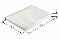 POLEN FİLTRESİ PANDA II 1.1-1.2-1.3 JTD 03 KA II 08 500C 1.3D 09 CU2026-SARDES SC697-46723321-77366065