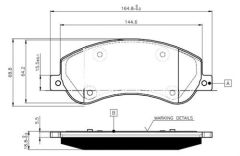 ON FREN BALATASI TRANSIT V348 06 14 A.CEKER 11 / VW AMAROK 2.0TDI 10 FİŞSSİZ-MARELLI-6C112K021B9A-1371402-2H0698151