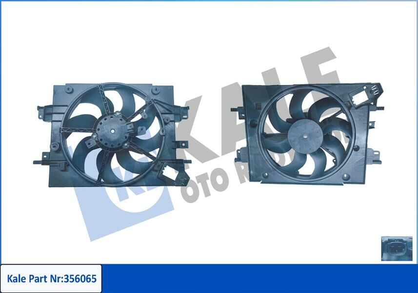 FAN MOTORU DACIA DUSTER 1.0 LPG 1.0-1.2-1.3 Tce 1.5 dCi 1.6 Sce-16V 11-18-KALE 356065-214811626R-214814130R