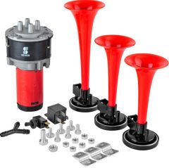 KORNA KOMPRESÖRLÜ ÜÇ PLASTİK BORULU 12V KIRMIZI-SEGER 80KH12.000.03B