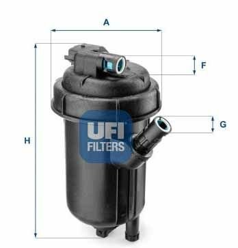 YAKIT FİLTRESİ ASTRA H 1.3CDTI-1.9CDTI-1.9CDTI 16V-VECTRA C-SIGNUM 1.9CDTI 04 675512520 OE-UFI 5512500-13179060-813040
