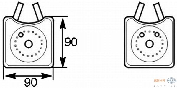 YAĞ SOĞUTUCUSU GOLF4-BORA-A3-TOLEDO 1.6-1.8 1997-2004 AKL-BFQ-AGU-AGN-BGU-BSE-MAHLE CLC161000S-078117021A