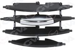 KALORİFER HAVALANDIRMA MUZULU IZGARA ÖN PERDESİ ORTASI NİKELAJLI CORSA D-GVA 9890752-2201098-13417362