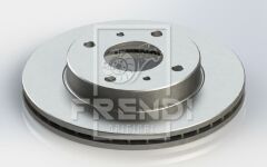 ÖN FREN AYNASI NISSAN ALMERA II 00 PRIMERA 90 96 257x22x4 DELİK-FRENDI 26067-4020693J01-4020671E02-40206710