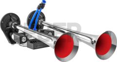 İKİ BORULU-MELODİLİ 12V ARAP KORNA-KROM BORULU-SEGER 82DH12.000.02
