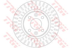 ÖN FREN AYNASI CLIO IV 12 CLIO V 19 SYMBOL III 14 DACIA LOGAN II 12 258x22.2 4 DELİK HAVALANDIRMALI-TRW DF6534-402066839R-402063149R-402062212R