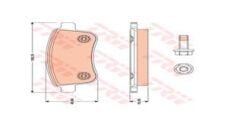 ARKA FREN BALATASI FLUENCE 09 MEGANE III 09 MEGANE IV 15 SCENIC III 09 CLIO V 19 CAPTUR II 20 1.0 TCE 1.2 TCE 1.3 TCE 1.5 DCI 1.6 SCE 440603734R-TRW GDB1791-440603558R-440604694R-440601416R