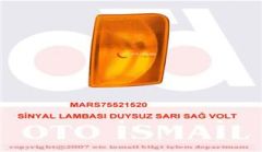 SİNYAL LAMBASI DUYSUZ SARI SAĞ VOLT 521516-MARS 521520-2D0953042