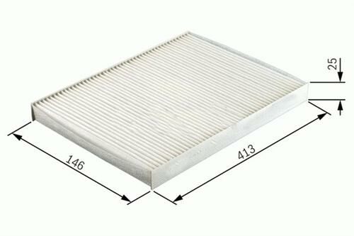 POLEN FİLTRESİ VECTRA B 1.6i-16i 16V-1.8i 16V-2.0-2.0i 16V-2.5i V6-2.6i V6 95-02-SARDES SC504-1808607-90512779-90464424