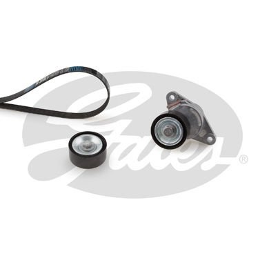 KANALLI V KAYIŞ SETİ DACIA DOKKER-DUSTER-LODGY-LOGAN-II-SANDERO 1.6-1.6 LPG-1.6 16V-1.6 16V 4x4-1.6-GATES K016PK1823XS-117206746R