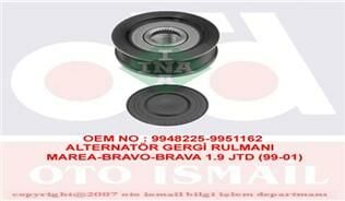 ALTERNATÖR GERGİ RULMANI DOBLO 01- -BRAVO 96-01 -MAREA 96- 1.9TD-1.9JTD-INA 535002310-9951162
