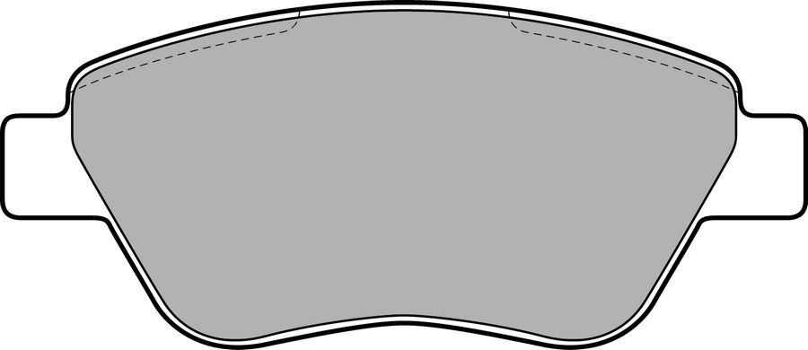 ÖN BALATA ALBEA-PALIO-STILO-SIENA DOBLO 1.3 1.9 IDEA CORSA 1.3 07-DELPHI LP1899-4254.06-55175317-55174420-WVA23705