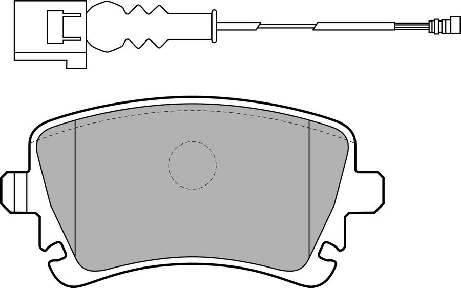 ARKA BALATA TRANSPORTER T5 T6 04 GDB1557 FİŞLİ-DELPHI LP1911-7H0698451-7H0698451B-7H0698451A