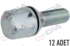 BİJON CİVATASI RENAULT 9-11 PULLU-ÇİNKO-BEYAZ PAKET 12-GVA-8200058101